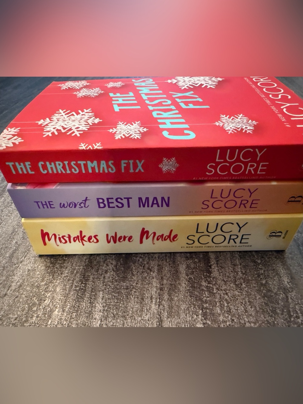 3-pack Lucy Score paperback books